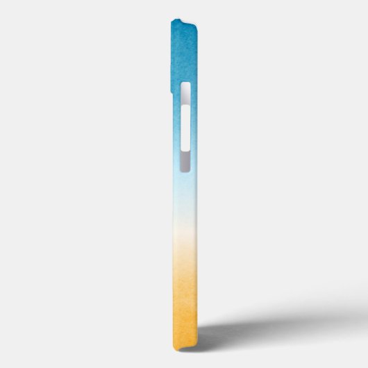 Aangepaste gradiënt vreedzame Waterverf oceaan Case-Mate iPhone Case (Achterkant / Links)