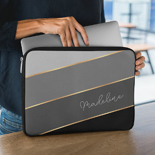 Aangepaste grafische donkere middelmatige lichte g laptop sleeve