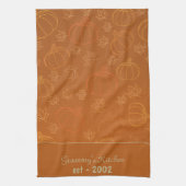 Aangepaste Grammy's Kitchen Fall Persoonlijk Theedoek (Verticaal)