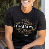 Aangepaste gramps'Pub Home Bar-jaar ingesteld T-shirt