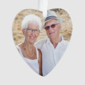 Aangepaste Grandouders Fotofeestdag Ornament (voorkant)
