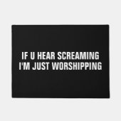 Aangepaste grappig deurmat (Voorkant)