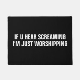 Aangepaste grappig deurmat