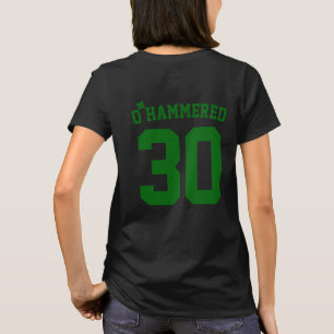 Aangepaste Grappig O Gehamerd Klaver St Patrick's T-shirt