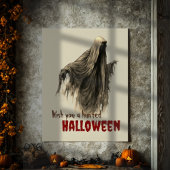 Aangepaste Grappige Creepy Ghoul Haunted Halloween Poster