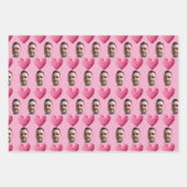 Aangepaste grappige gezicht inpakpapier Valentijns (Voorkant)