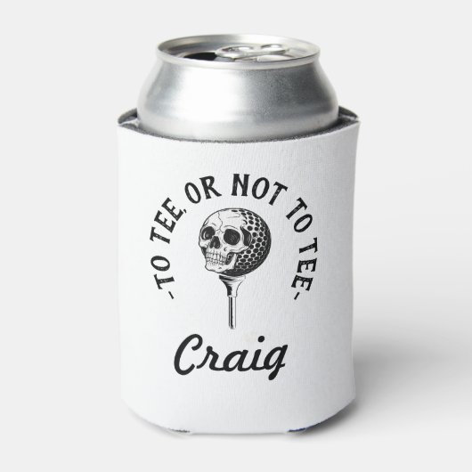 Aangepaste Grappige Golfer Quote Eenvoudig Blikjeskoeler (Blikje Voorkant)