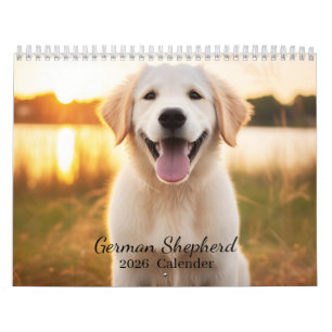 Aangepaste grappige hondenfotokalender kalender