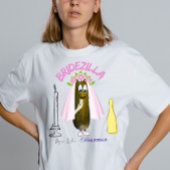 Aangepaste Grappige Ingelegde Bruidzilla Bachelore T-shirt