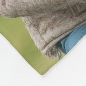 Aangepaste Grappige Opa Nap Fotocollage Fleece Deken (Hoek)