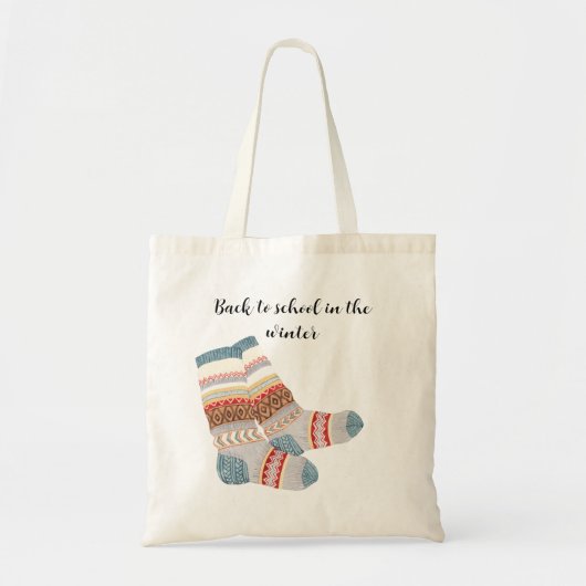 Aangepaste grappige student terug naar school tote bag (Voorkant)