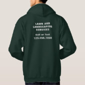 Aangepaste gras- en landschapsarchitectuur hoodie (Achterkant)