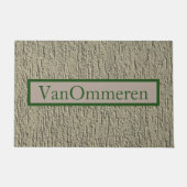 Aangepaste GRAY "Cement" lijkt klassieke minimalis Deurmat (Voorkant)