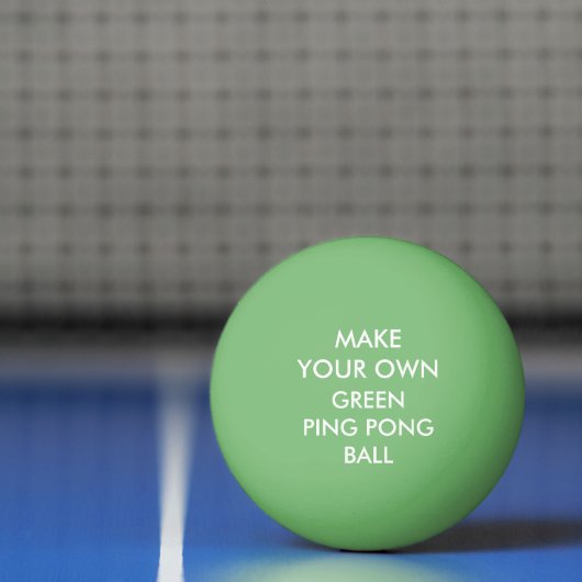 Aangepaste GREEN Ping Pong Ball (Net)