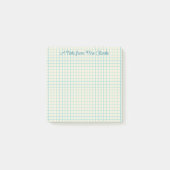 Aangepaste Grid Teacher Post-it® Notities Notes (Voorkant)