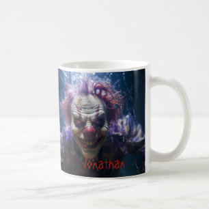 Aangepaste griezelige clown horror Halloween Koffiemok