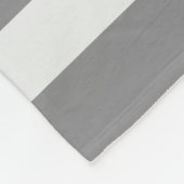 Aangepaste grijs, koraalflorale flacon fleece deken (Hoek)