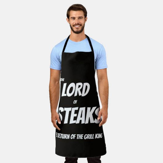 Aangepaste Grill Guru Schort (Gedragen)