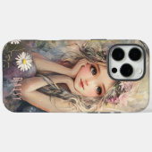 Aangepaste grillige Daisy Fairy Pastel Waterverf Case-Mate iPhone Case (Achterkant (horizontaal))