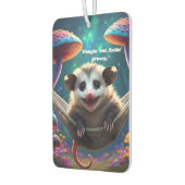 Aangepaste grillige Opossum Psychedelic Hippie Luchtverfrisser (Links)