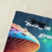 Aangepaste grillige Opossum Psychedelic Hippie Strandlaken (In situ)