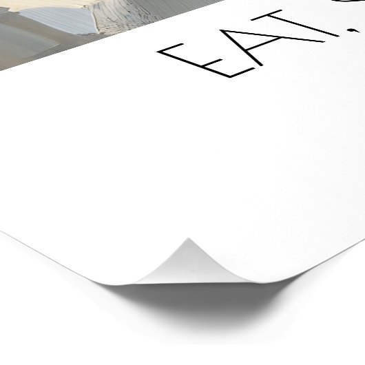 Aangepaste grillige witte bloemen in vaas en breie perfect poster (Hoek)