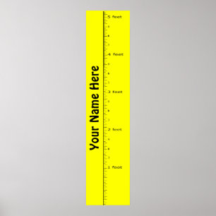 Aangepaste groeigrafiek poster