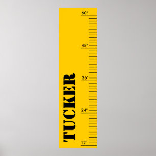 Aangepaste groeigrafiek - Ruler Poster