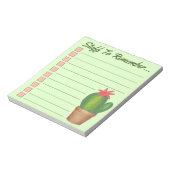 Aangepaste groene checklist Plant Notitieblok (Gedraaid)