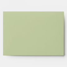 Aangepaste groene envelop met retouradres