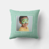 Aangepaste Groene Foto Lijst Kussen (Achterkant)