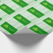 Aangepaste groene kikker cadeaupapier (Hoek)