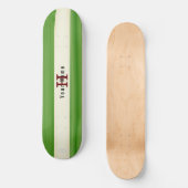 Aangepaste groene lijnen band HAMbyWG-skateboard Skateboard (Voorkant)
