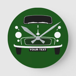 Aangepaste groene Morris-kunst voor kleine Poppen  Ronde Klok