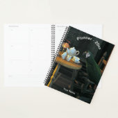 Aangepaste groene rotatietestenreeks en tabelfoto planner (Display)