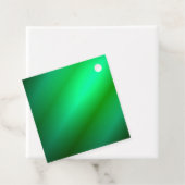 Aangepaste groene zwarte kleur lege sjabloon trend bedankjes labels (In situ)