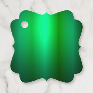 Aangepaste groene zwarte kleuren Blank Sjabloon vo Bedankjes Labels