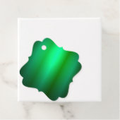 Aangepaste groene zwarte kleuren Blank Sjabloon vo Bedankjes Labels (In situ)