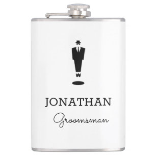 Aangepaste Groomsman Gift Wedding Party Heupfles