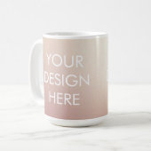 Aangepaste Groovy Gradient Coffee Mok (Voorkant links)