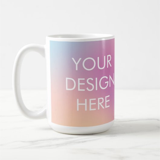 Aangepaste Groovy Gradient Coffee Mok (Links)