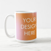 Aangepaste Groovy Gradient Coffee Mok (Links)