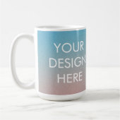 Aangepaste Groovy Gradient Coffee Mok (Links)