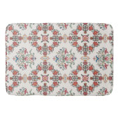 Aangepaste grote  bloeipatroon badmat (Voorkant)
