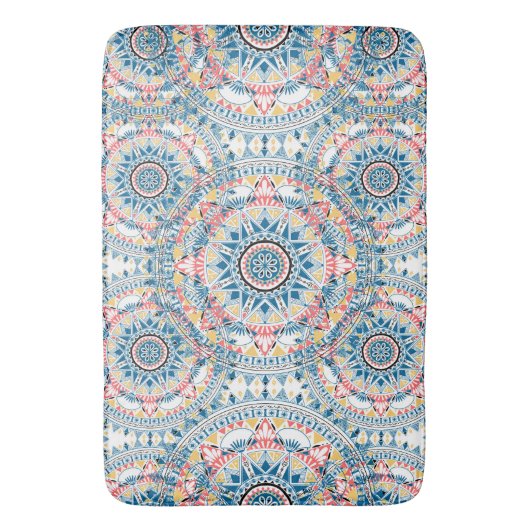 Aangepaste Grote Boho Patroon Badmat (Voorkant Verticaal)