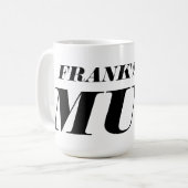 Aangepaste grote jumbo XL-mok Koffiemok (Voorkant links)