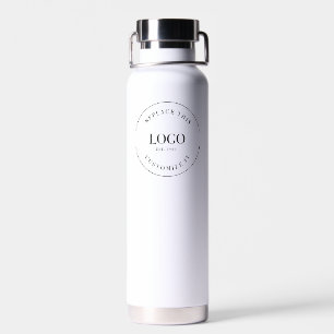 Aangepaste Grote Zakelijke Logo aan voor- en achte Waterfles