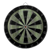 Aangepaste Grunge Groene Spel Dartbord (Voorkant)