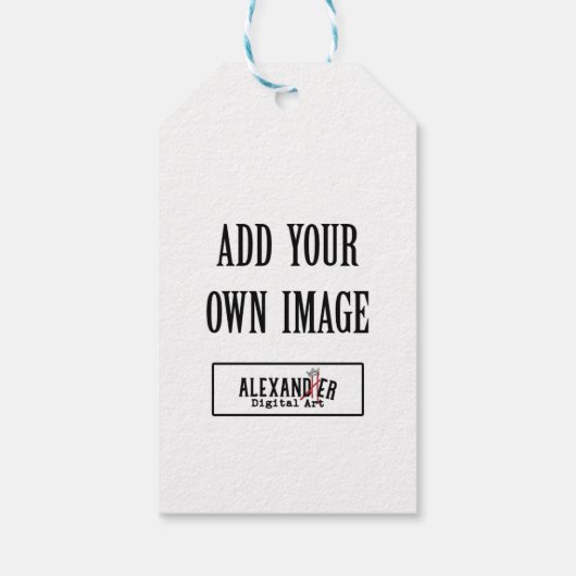 Aangepaste gunst en cadeaulabel (Achterkant)