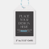 Aangepaste gunst en GIft-label - 2 bij 3,5 inch Cadeaulabel (Achterkant)